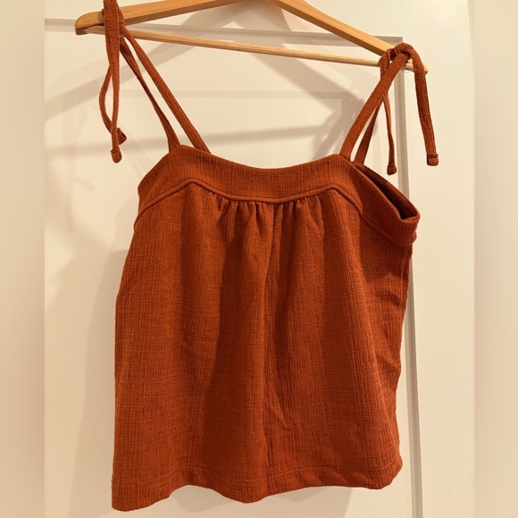 Madewell Tops - Rust Orange Sleeveless Top